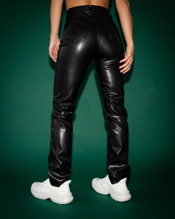 Vegan leather pants