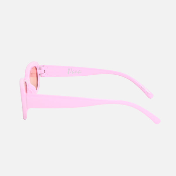 PINK RECTANGLE SUNGLASSES / LUNETTES DE SOLEIL RECTANGLES ROSES