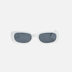 WHITE RECTANGLE SUNGLASSES