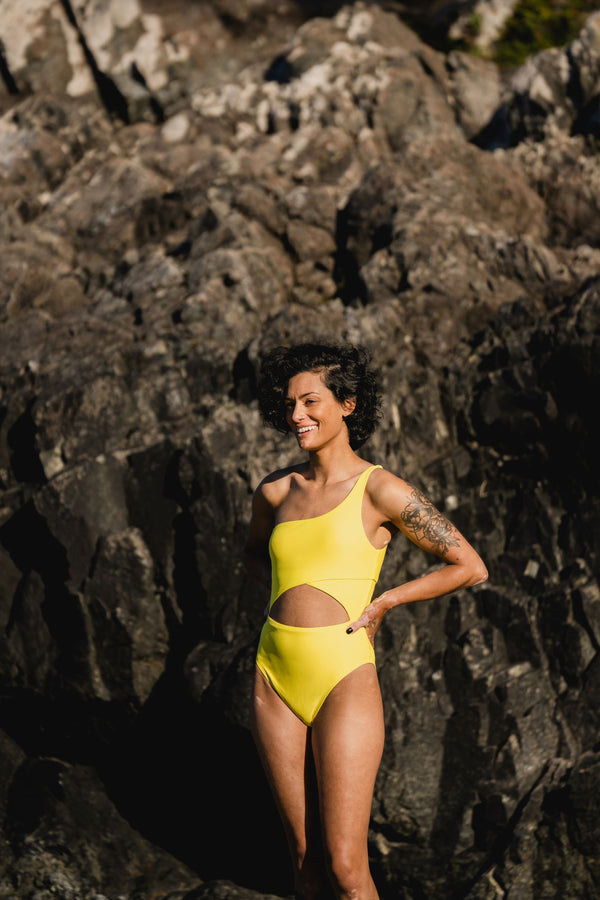 Stéphanie One piece swimsuit yellow