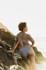 Cynthia bikini bottom houndstooth pattern